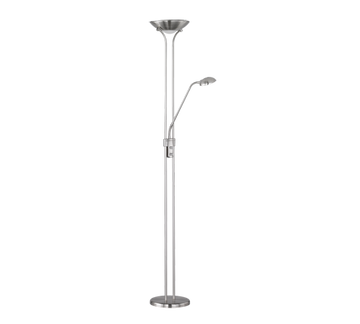 SPOCK | Floor lamp | Nickel mat | Metal