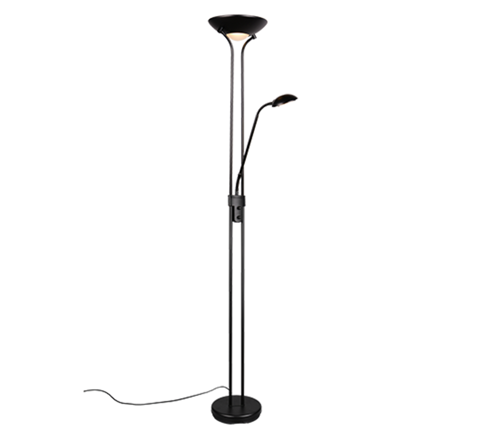 SPOCK | Floor lamp | Black mat | Metal