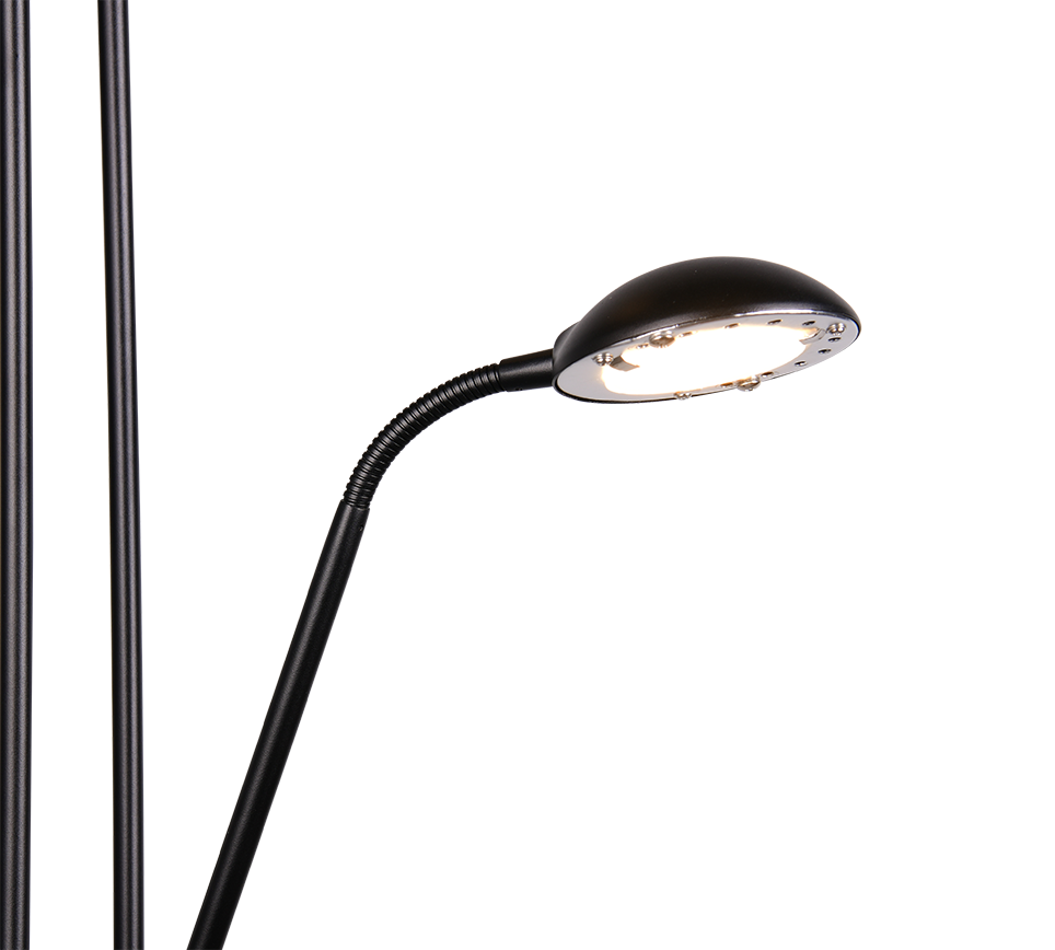 SPOCK | Floor lamp | Black mat | Metal