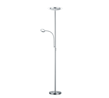 ACKBAR | Floor lamp | Nickel mat | Metal