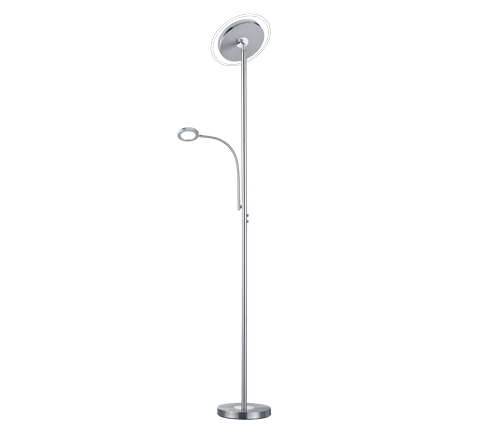 ACKBAR | Floor lamp | Nickel mat | Metal