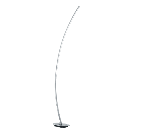 SOLO | Floor lamp | Brushed aluminium | Metal