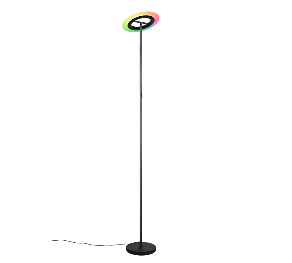 SAMBA | Floor lamp | Black mat | Metal