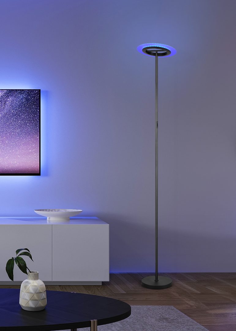 SAMBA | Floor lamp | Black mat | Metal