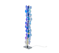 PULSE | Floor lamp | Transparent iridescent | Plastic
