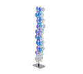 PULSE | Floor lamp | Transparent iridescent | Plastic