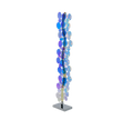 PULSE | Floor lamp | Transparent iridescent | Plastic
