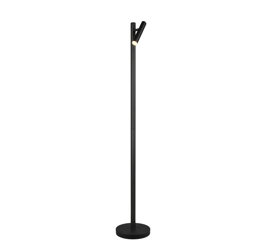 GOMEZ | Floor lamp | Black mat | Metal