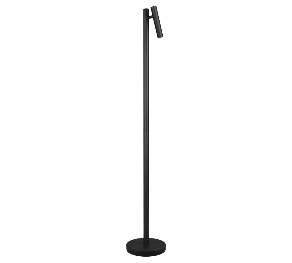 GOMEZ | Floor lamp | Black mat | Metal