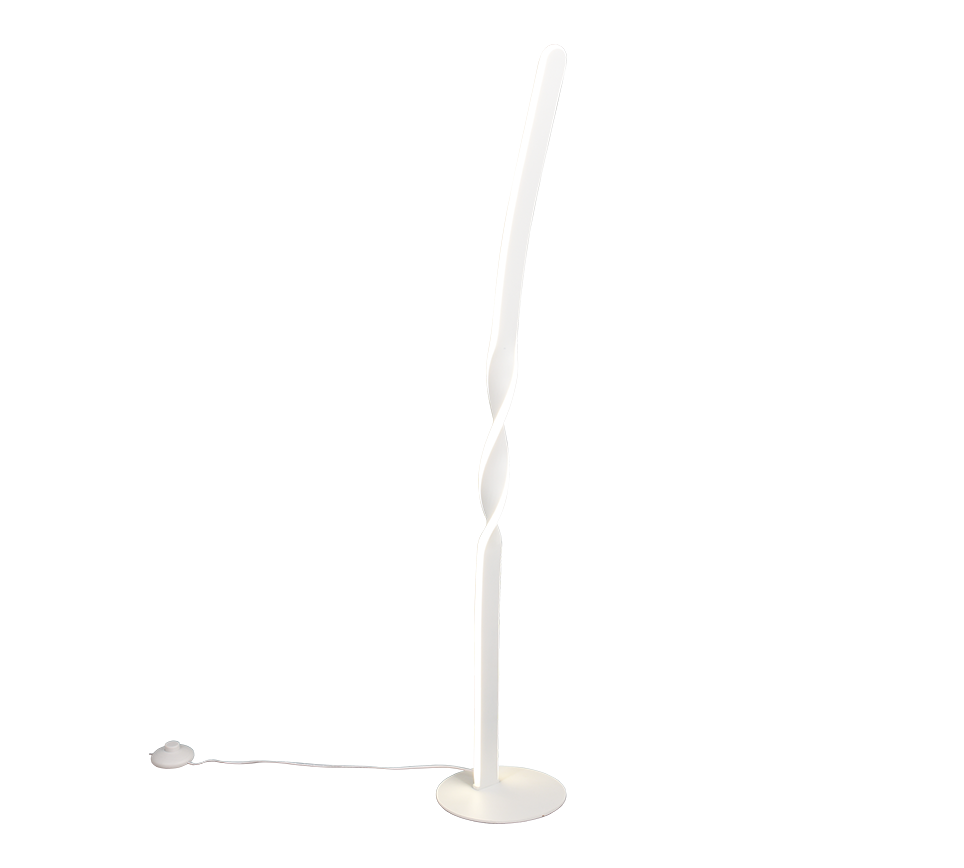 GINKO | Floor lamp | White mat | Metal