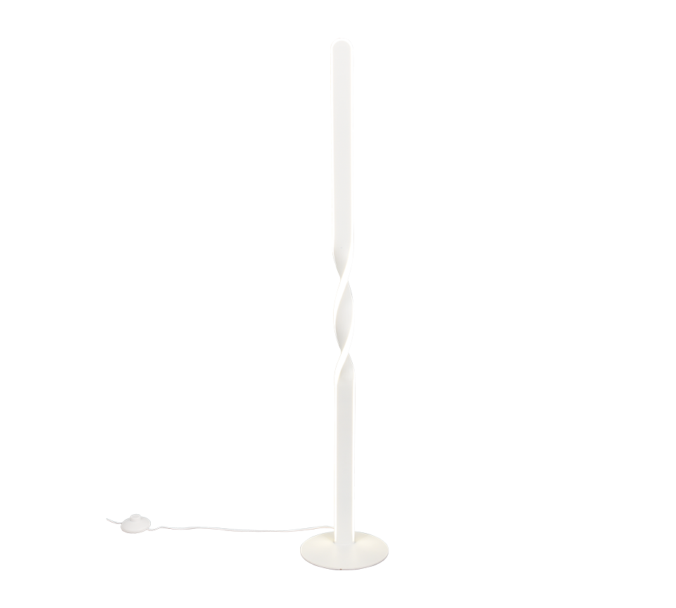 GINKO | Floor lamp | White mat | Metal