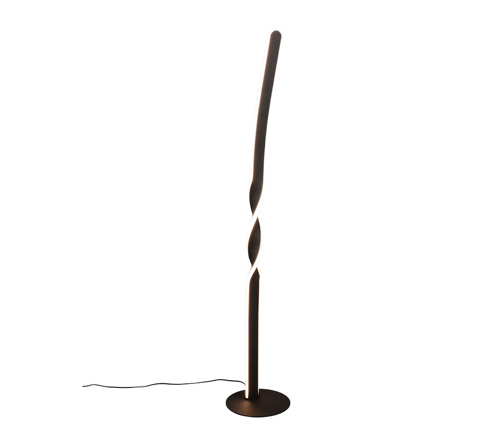 GINKO | Floor lamp | Black mat | Metal