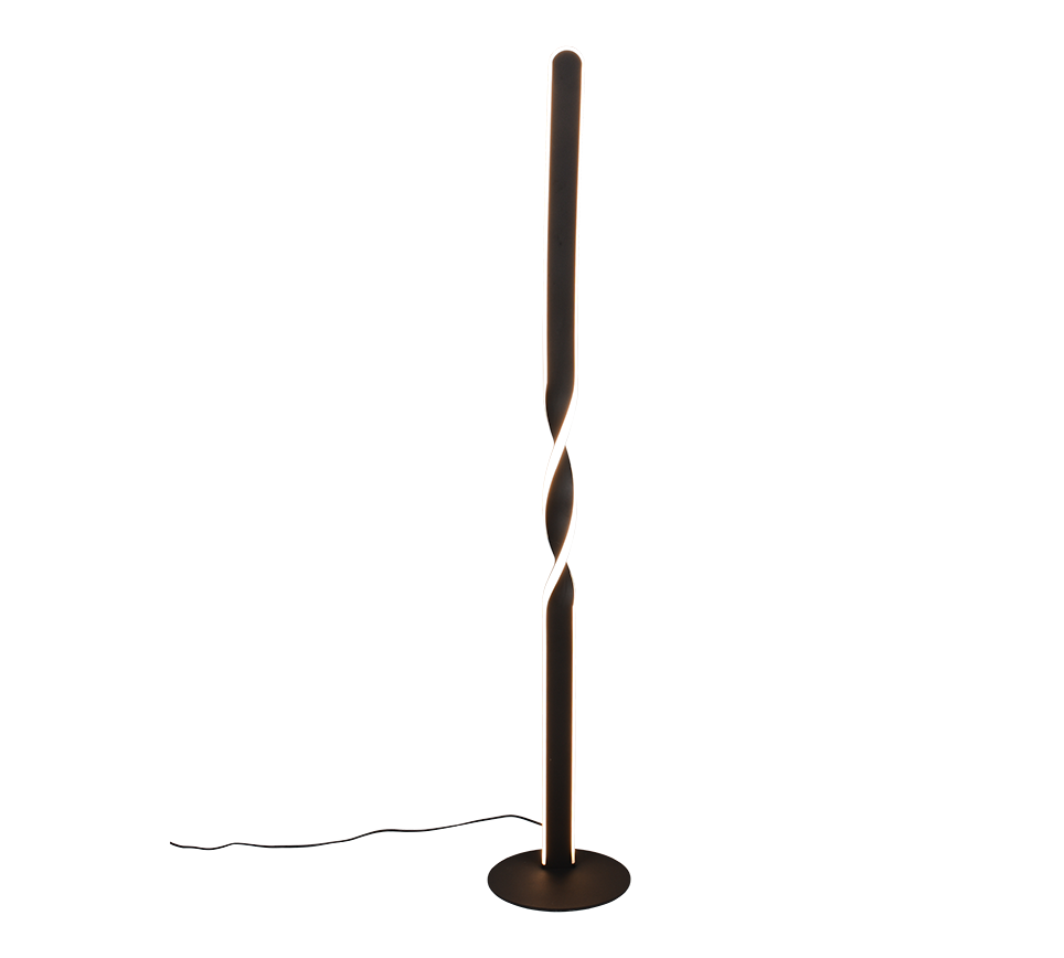 GINKO | Floor lamp | Black mat | Metal