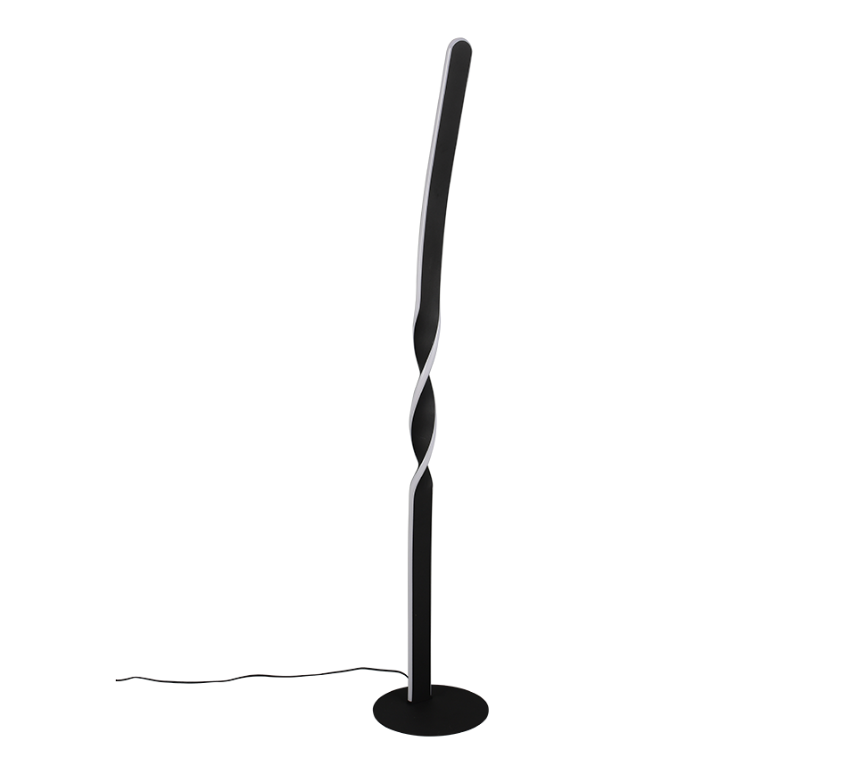 GINKO | Floor lamp | Black mat | Metal