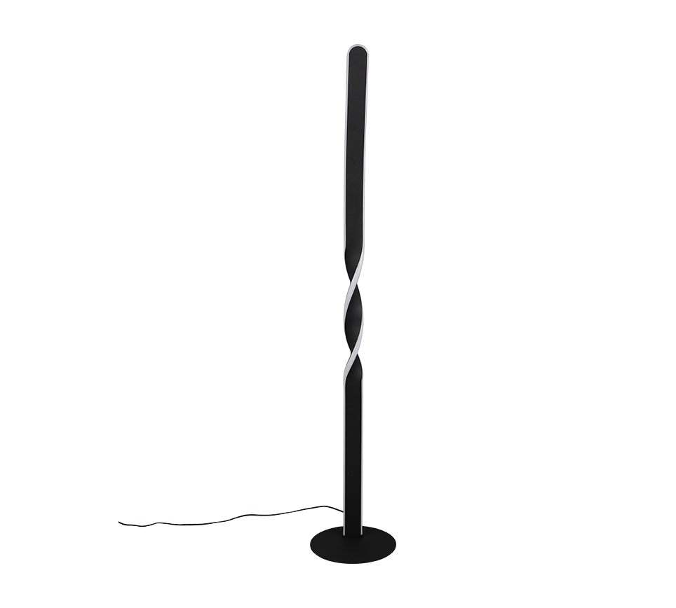 GINKO | Floor lamp | Black mat | Metal