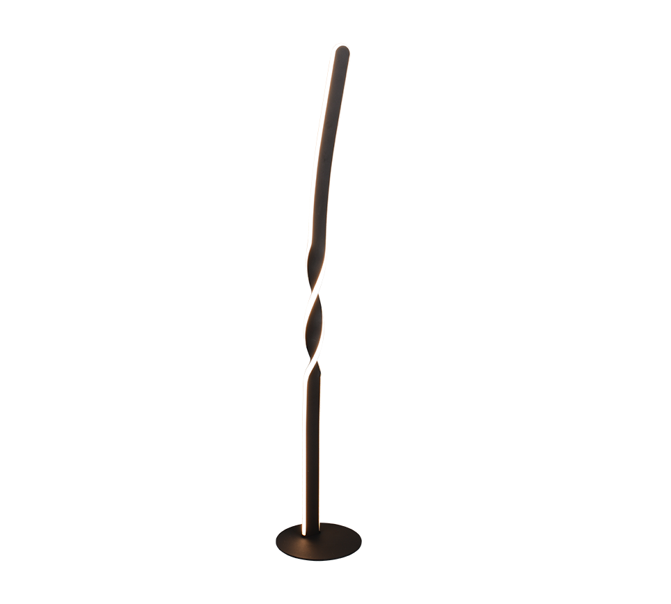 GINKO | Floor lamp | Black mat | Metal