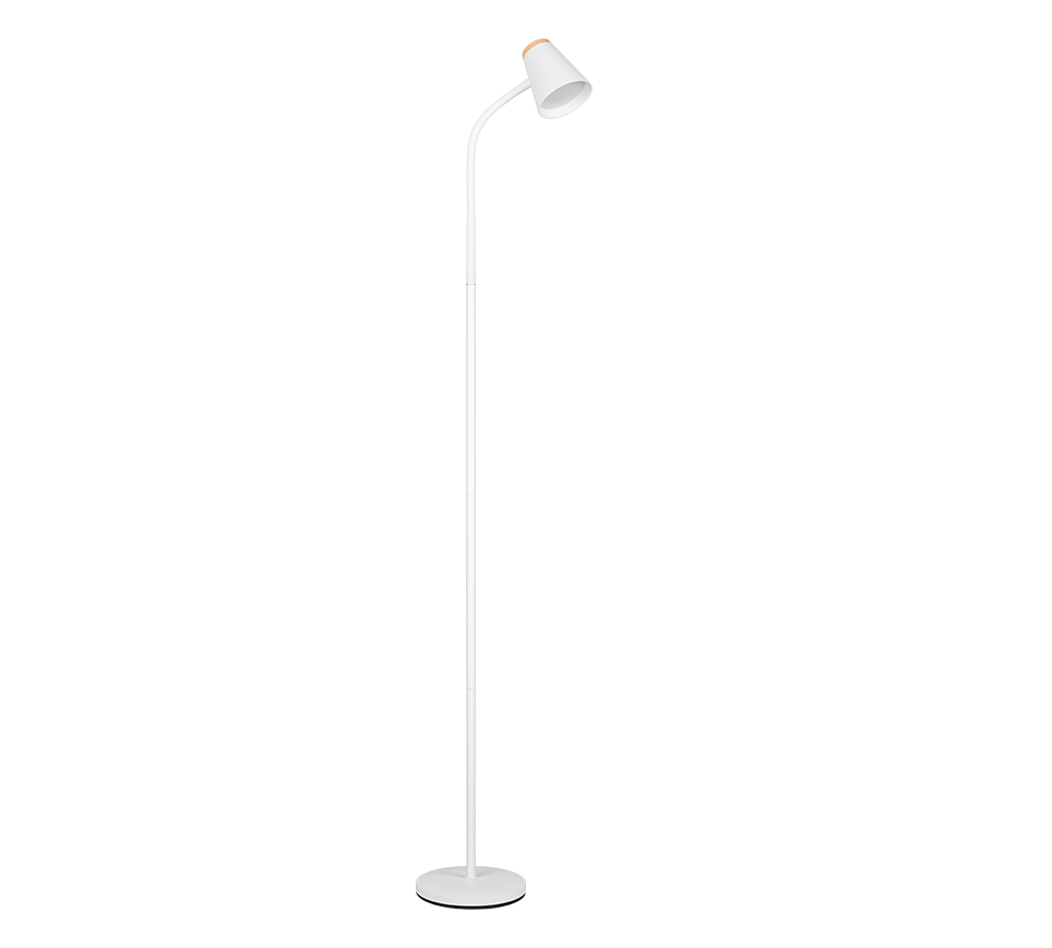 PONGO | Floor lamp | White | Plastic