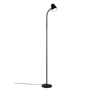 PONGO | Floor lamp | Black | Plastic