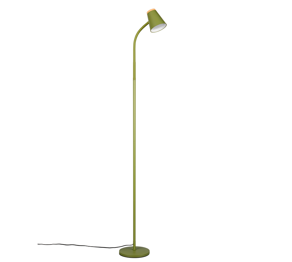 PONGO | Floor lamp | Green | Plastic