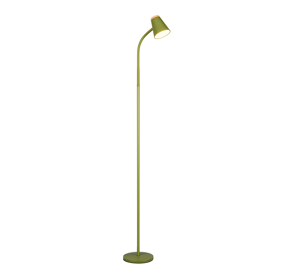 PONGO | Floor lamp | Green | Plastic