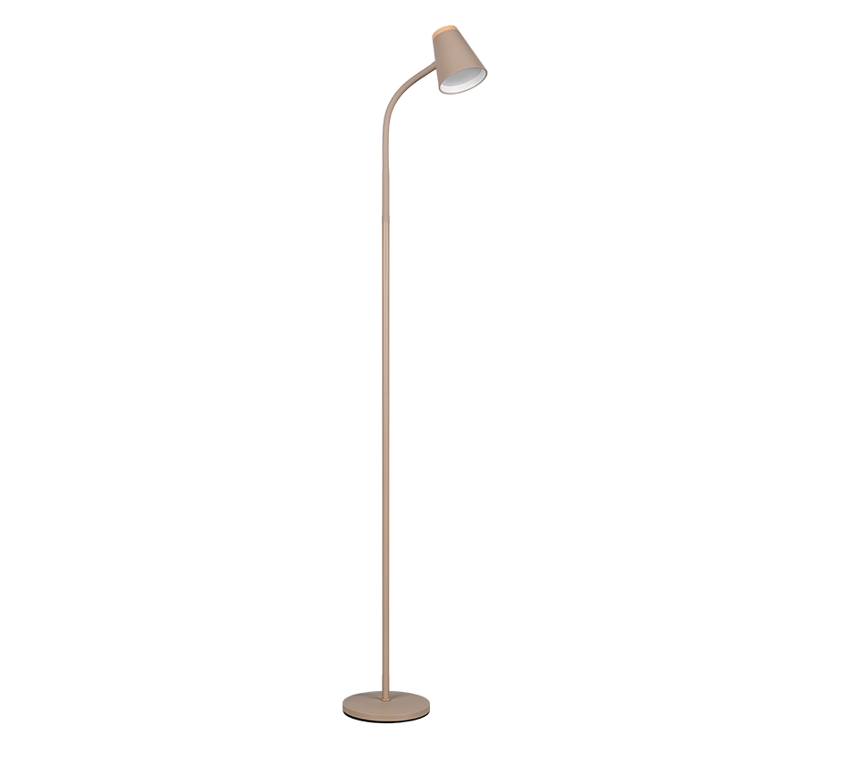 PONGO | Floor lamp | Warm beige | Plastic