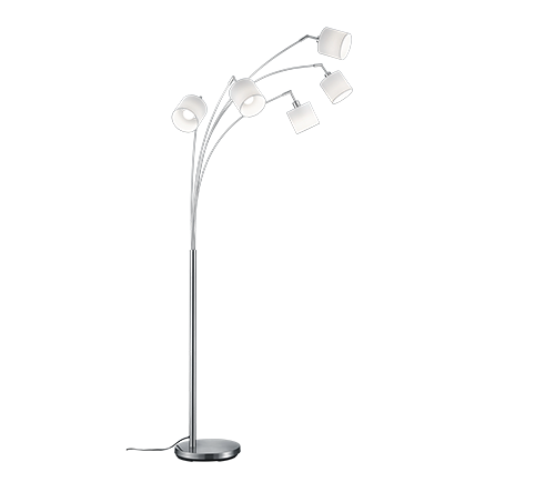 TOMMY | Floor lamp | Nickel mat | Metal