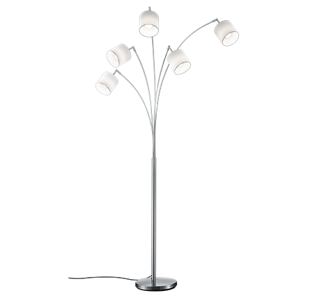 TOMMY | Floor lamp | Nickel mat | Metal