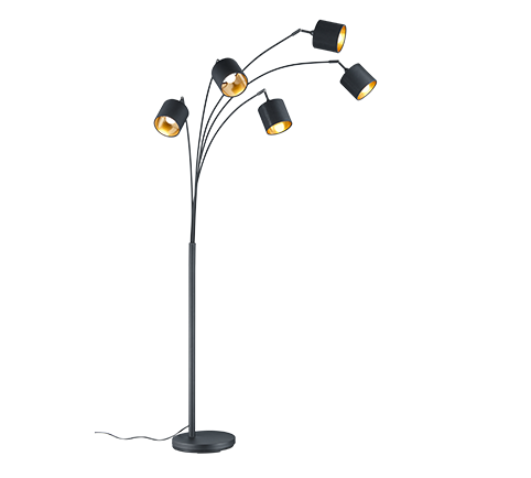 TOMMY | Floor lamp | Black mat | Metal
