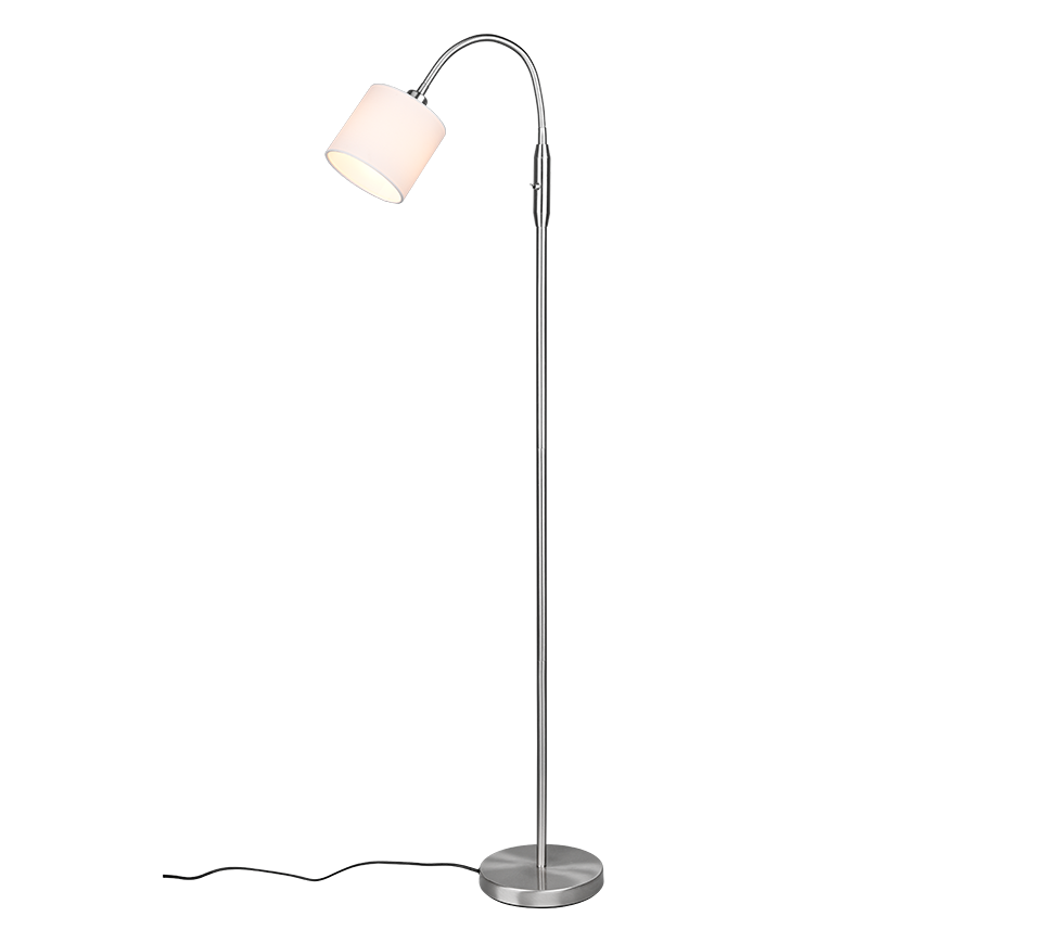 TOMMY | Floor lamp | Nickel mat | Metal