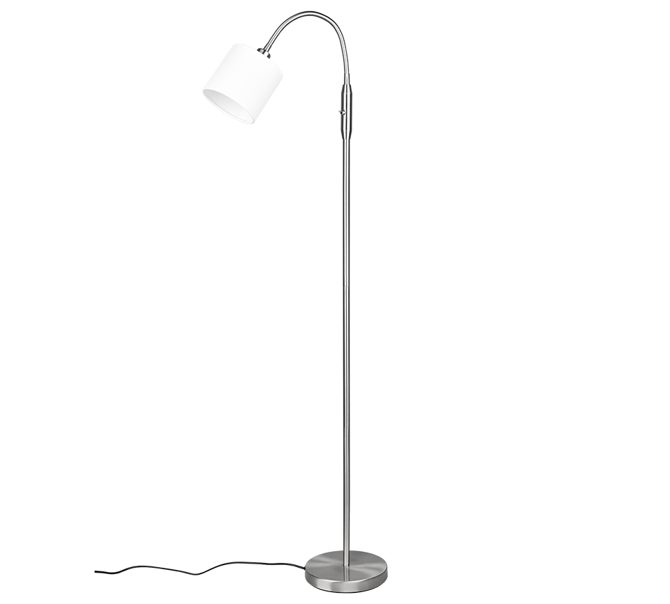 TOMMY | Floor lamp | Nickel mat | Metal