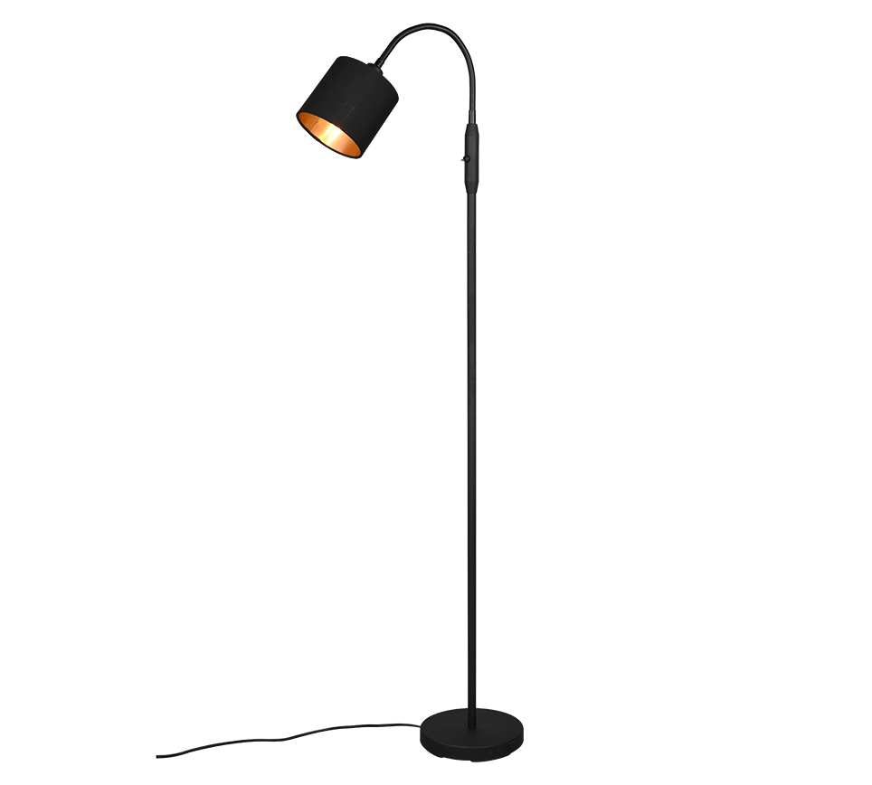 TOMMY | Floor lamp | Black mat | Metal