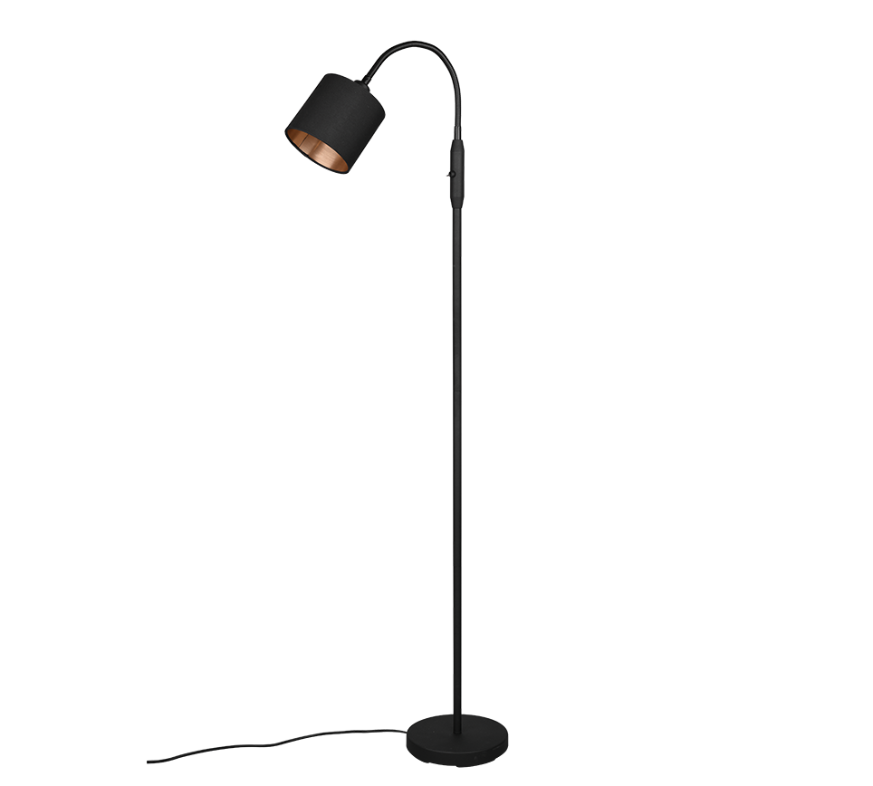 TOMMY | Floor lamp | Black mat | Metal