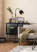 TOMMY | Floor lamp | Black mat | Metal