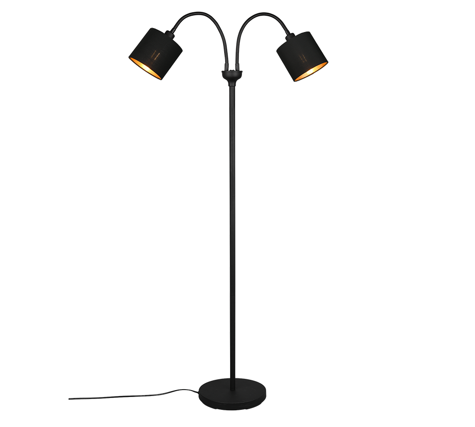 TOMMY | Floor lamp | Black mat | Metal