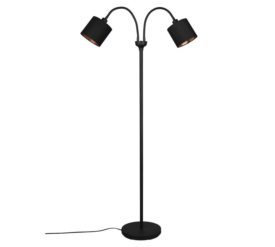 TOMMY | Floor lamp | Black mat | Metal