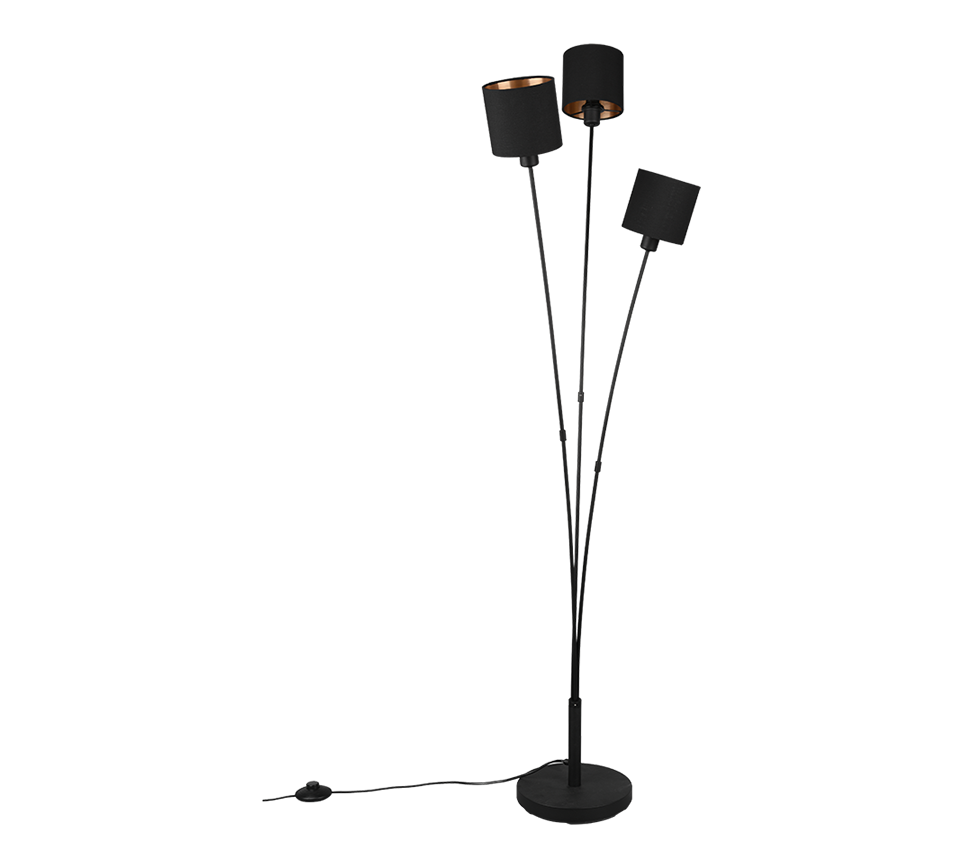 TOMMY | Floor lamp | Black mat | Metal