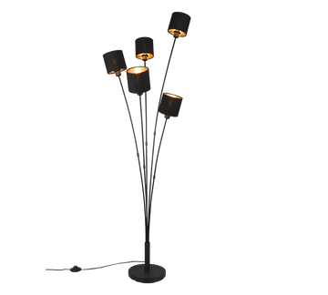 TOMMY | Floor lamp | Black mat | Metal