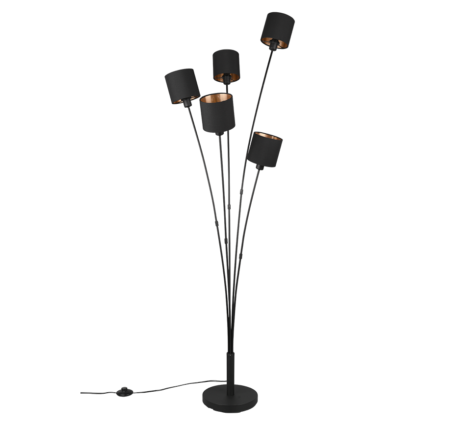 TOMMY | Floor lamp | Black mat | Metal