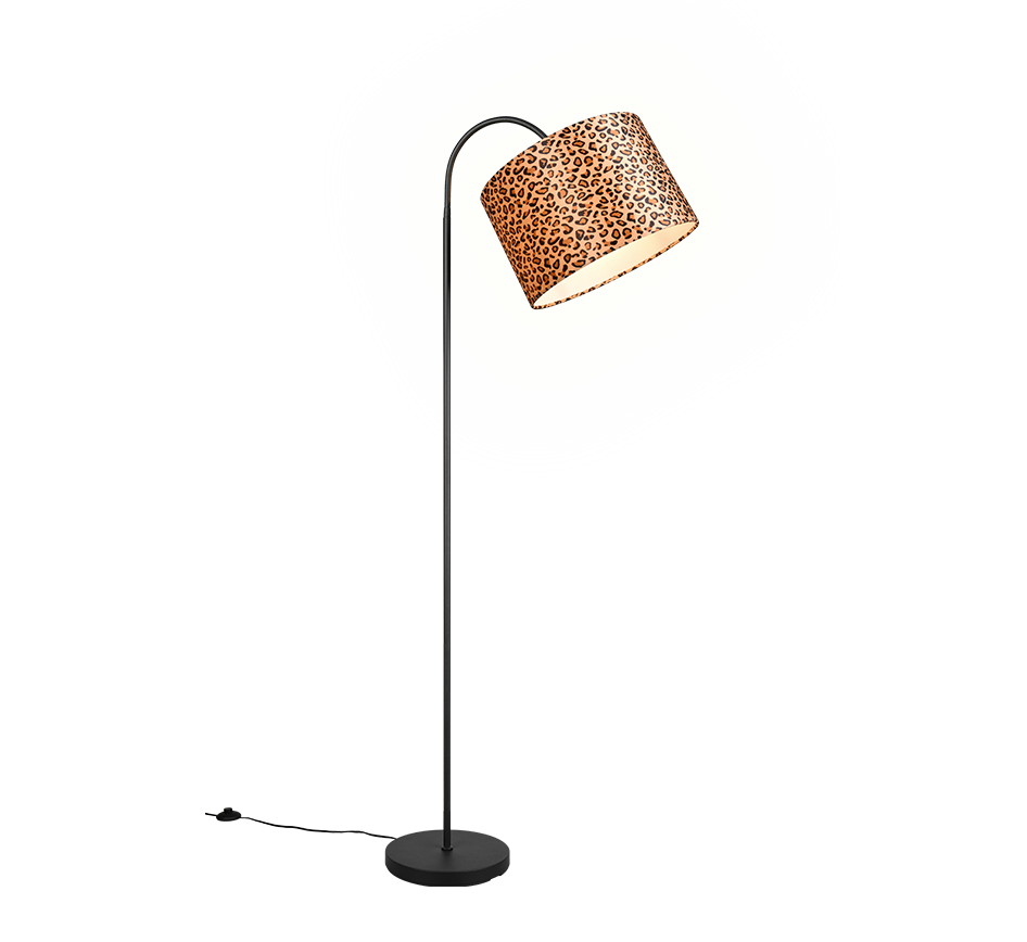 PARDINA | Floor lamp | Black mat | Metal