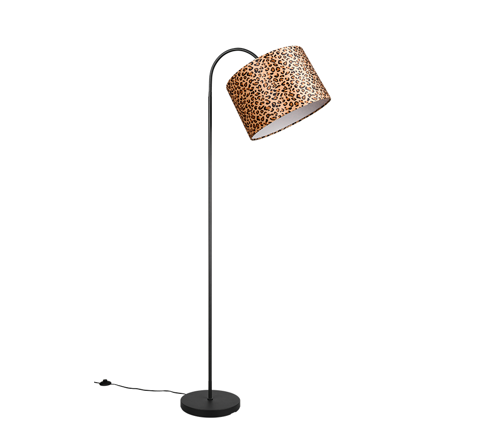 PARDINA | Floor lamp | Black mat | Metal