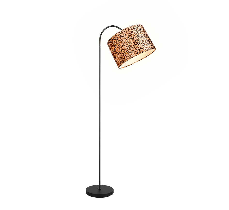 PARDINA | Floor lamp | Black mat | Metal