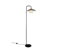 LAURIS | Floor lamp | Black mat | Metal