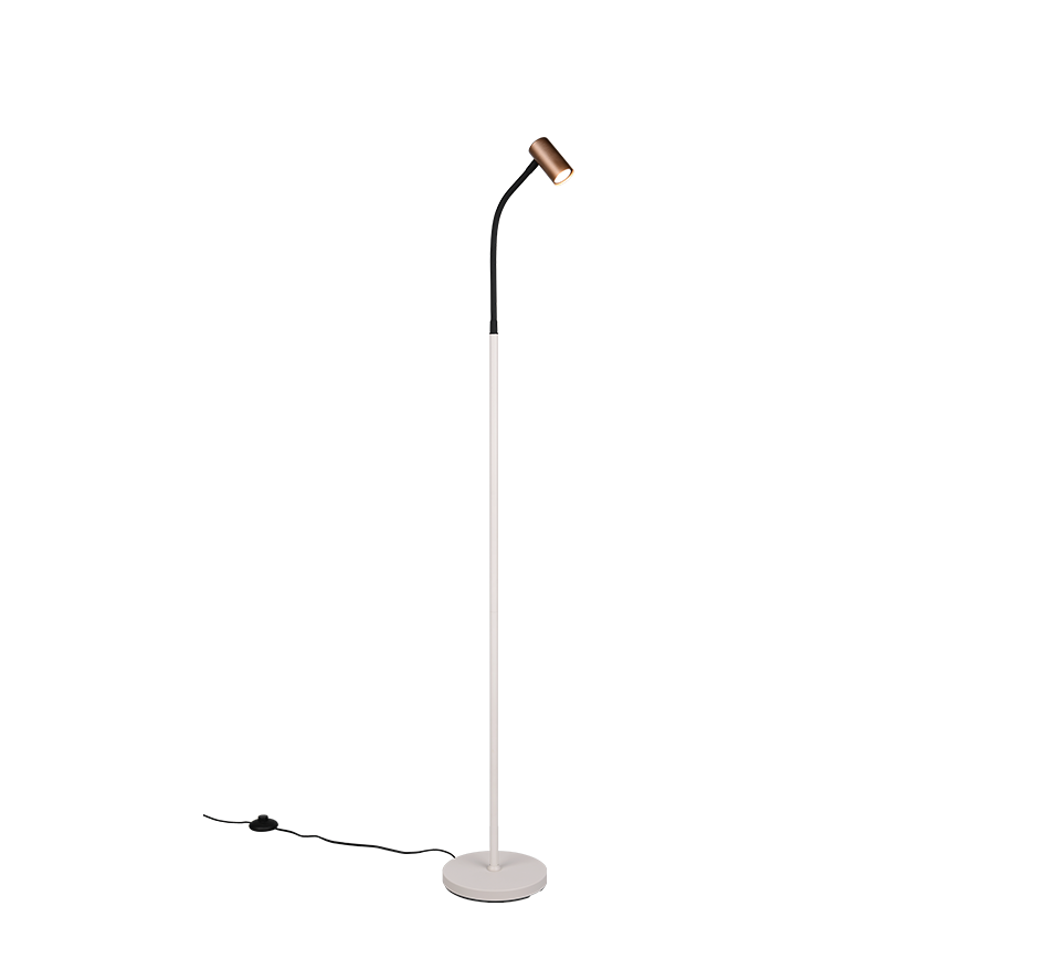 TARYN | Floor lamp | Coffee | Metal