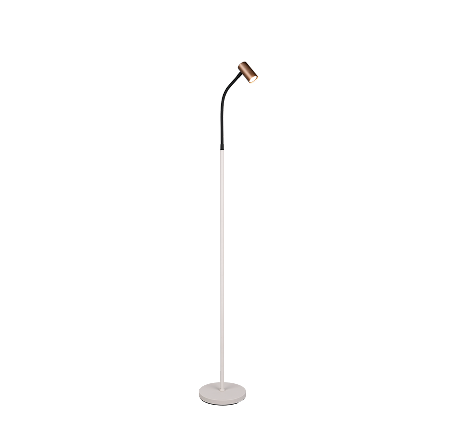 TARYN | Floor lamp | Coffee | Metal