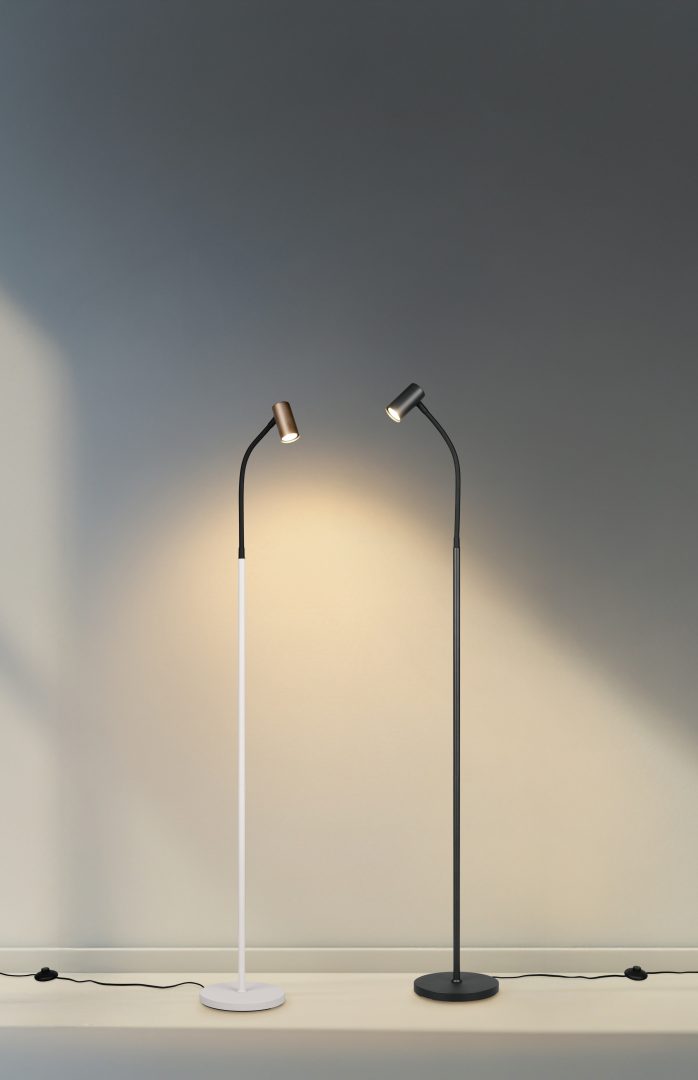 TARYN | Floor lamp | Coffee | Metal