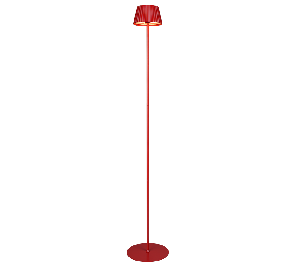 SUAREZ | Floor lamp | Red | Metal