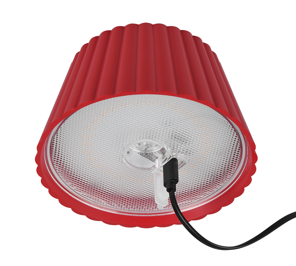 SUAREZ | Floor lamp | Red | Metal