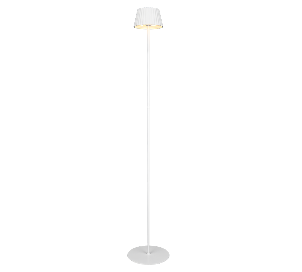 SUAREZ | Floor lamp | White mat | Metal