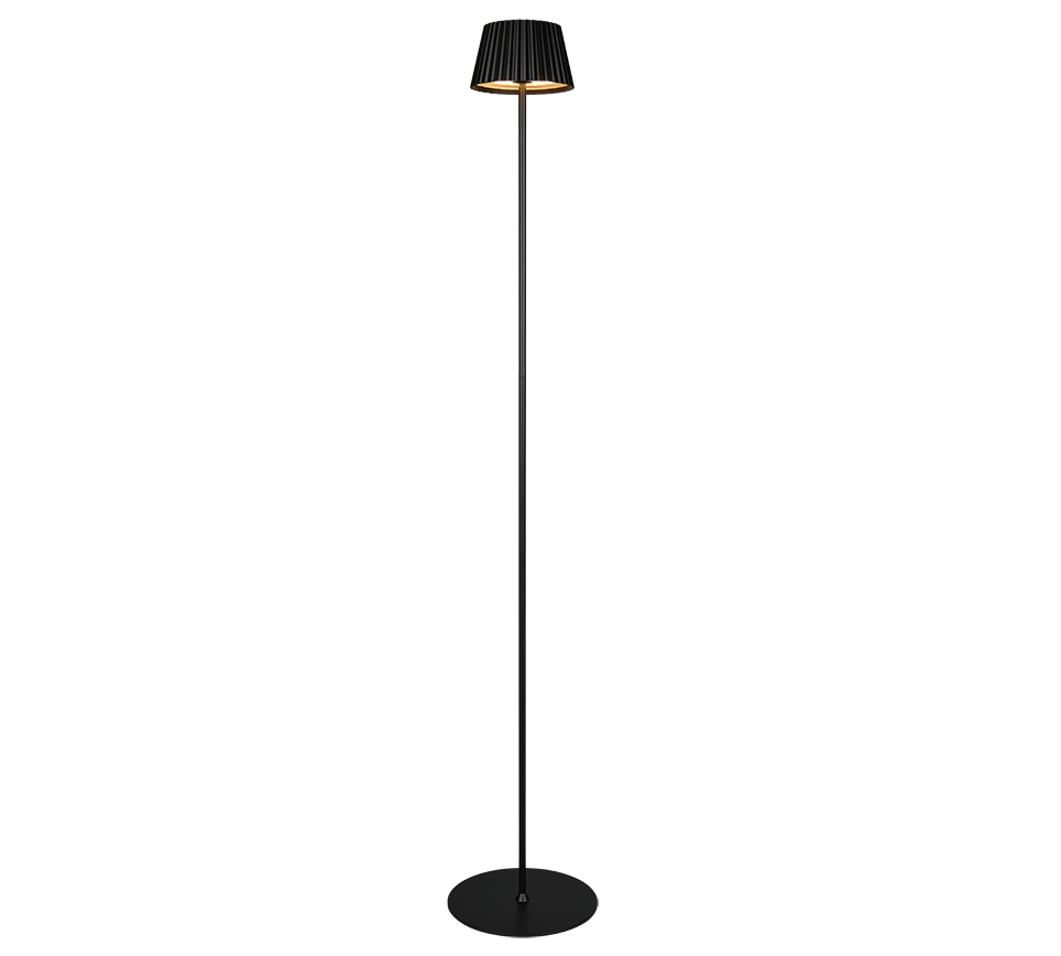 SUAREZ | Floor lamp | Black mat | Metal