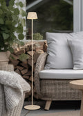 SUAREZ | Floor lamp | Sand | Metal